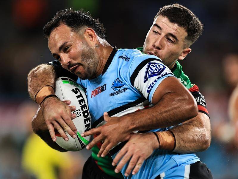 Braydon Trindall will return to the Sharks' starting side after a five-game club-enforced absence. (Mark Evans/AAP PHOTOS)