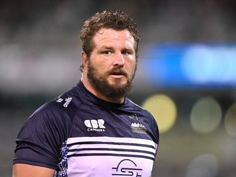 Brumbies prop James Slipper will miss the final game of the regular season with a calf injury. (Lukas Coch/AAP PHOTOS)