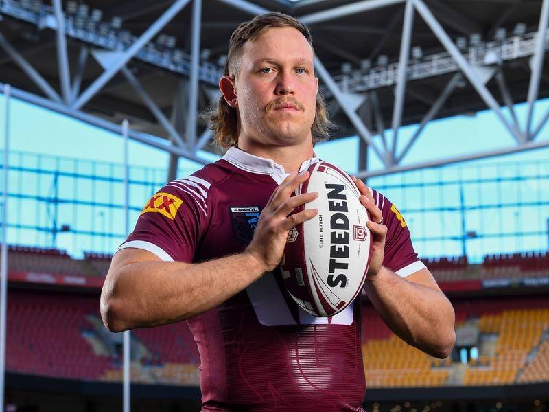 Reuben Cotter's endurance will be key for the Maroons during the Origin series. (Jono Searle/AAP PHOTOS)